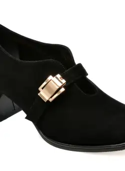 Pantofi casual EPICA negri, 583364, din piele intoarsa