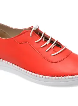 Pantofi casual FLAVIA PASSINI rosii, CS581, din piele naturala