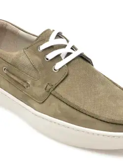 Pantofi casual GRYXX kaki, 66260, din nabuc