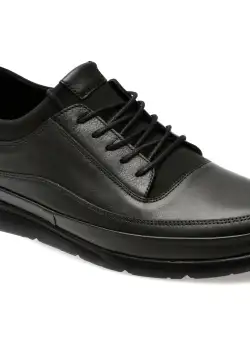 Pantofi casual GRYXX negri, MD655, din piele naturala