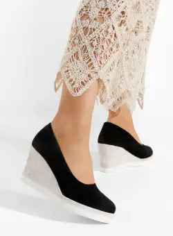 Pantofi cu platforma Kaira V2 negri