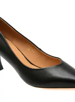 Pantofi eleganti EPICA negri, 6, din piele naturala