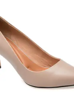 Pantofi eleganti EPICA nude, 4009, din piele naturala