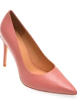Pantofi eleganti EPICA roz, A234, din piele naturala