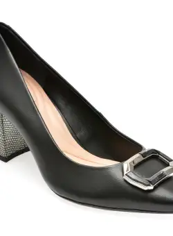 Pantofi EPICA negri, 1104667, din piele naturala