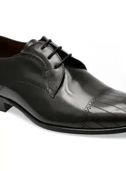 Pantofi EPICA negri, 32776, din piele naturala