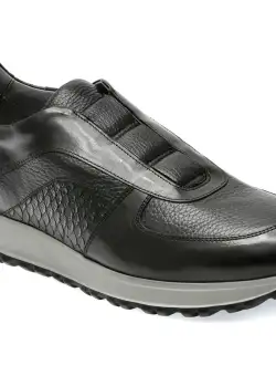 Pantofi EPICA negri, 64315, din piele naturala