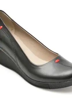 Pantofi FLAVIA PASSINI negri, 66, din piele naturala