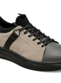 Pantofi GRYXX gri, MS3006, din nabuc