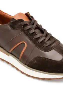 Pantofi GRYXX maro, MS3002, din piele naturala