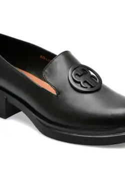 Pantofi GRYXX negri, L159, din piele naturala