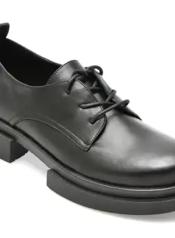 Pantofi LAURA BIAGIOTTI negri, 8230, din piele ecologica