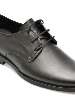 Pantofi OTTER negri, 1453, din piele naturala