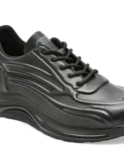 Pantofi OTTER negri, 1989, din piele naturala