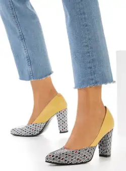 Pantofi piele Maya Galbeni