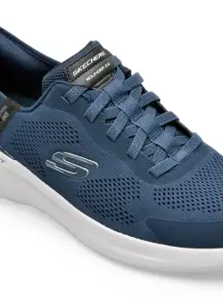 Pantofi SKECHERS bleumarin, BOUNDER 2, din material textil