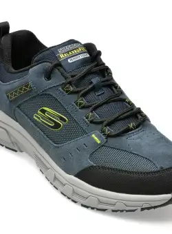 Pantofi SKECHERS bleumarin, OAK CANYON, din piele intoarsa