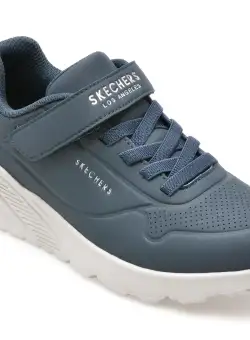 Pantofi SKECHERS bleumarin, UNO LITE, din piele ecologica
