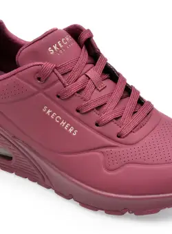 Pantofi SKECHERS mov, UNO, din piele ecologica