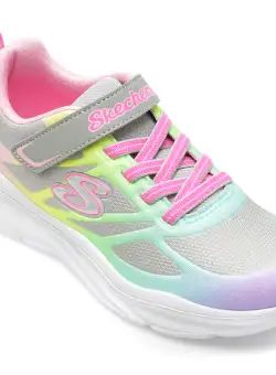 Pantofi SKECHERS multicolor, POWER JAMS, din piele ecologica