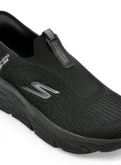 Pantofi SKECHERS negri, MAX CUSHIONING ELITE, din material textil