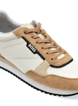 Pantofi sport BOSS maro, 7358, din material textil