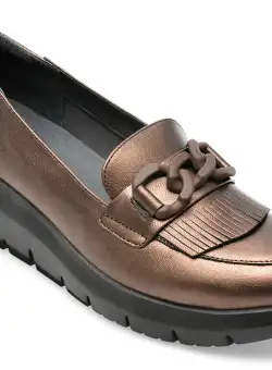 Pantofi STONEFLY maro, PLUME13, din piele naturala