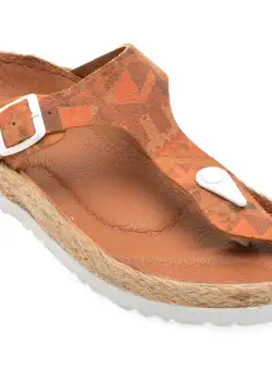 Papuci casual GRYXX maro, 700, din piele naturala