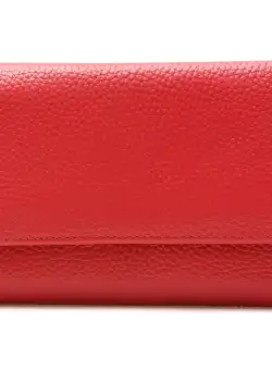 Portofel fucsia, 8283, din piele naturala