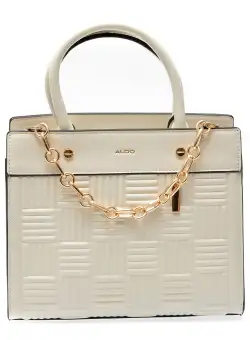 Poseta ALDO alba, PALLETY121, din piele ecologica