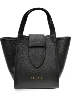Poseta EPICA neagra, 2021054, din piele naturala