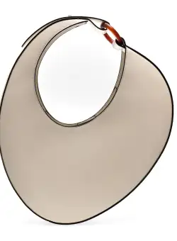 Poseta FLAVIA PASSINI alba, 50, din piele ecologica