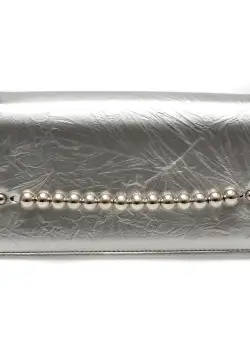 Poseta GRYXX argintie, 1923, din piele ecologica