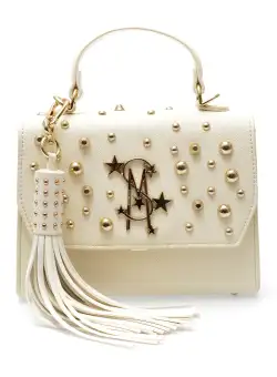 Poseta Steve Madden alba, CELEST, din piele ecologica