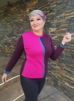 Pulover D221 burgund Magnetic