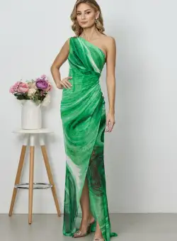 Rochie Dakota Verde Multi