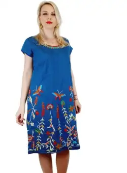 Rochie din Denim traditionala Sanda 44