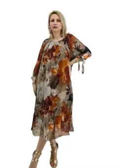 Rochie dreapta din matase Mariana 2