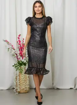 Rochie Maggie Argintie