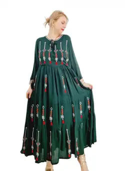 Rochie Traditionala cu broderie Sonora 2