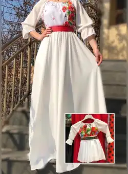 Rochita stilizata cu motive traditionale Martha 3