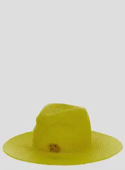 RUSLAN BAGINSKIY Ruslan Baginsky Straw Hat Yellow