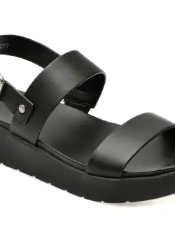 Sandale casual ALDO negre, SILYIA0011, din piele naturala