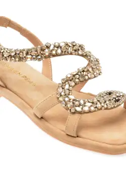 Sandale casual ALMA EN PENA bej, 820, din piele intoarsa