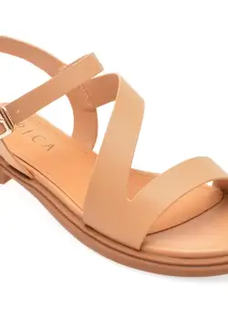 Sandale casual EPICA bej, 1294, din piele naturala