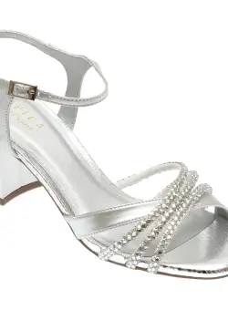 Sandale casual EPICA BY MENBUR argintii, 25599, din piele ecologica