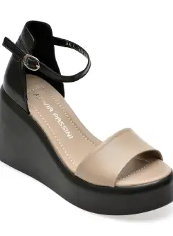 Sandale casual FLAVIA PASSINI gri, 3812050, din piele naturala