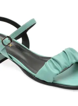 Sandale casual GRYXX verzi, UZ2070, din piele naturala