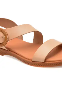 Sandale casual IMAGE bej, AMSTER, din piele naturala