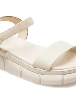 Sandale casual MOLECA albe, 5483102, din piele ecologica